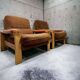 Ensemble de 2 fauteuils vintage / fauteuils club / fauteuils vintage