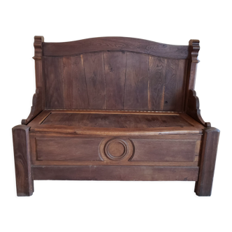 Banc coffre ancien