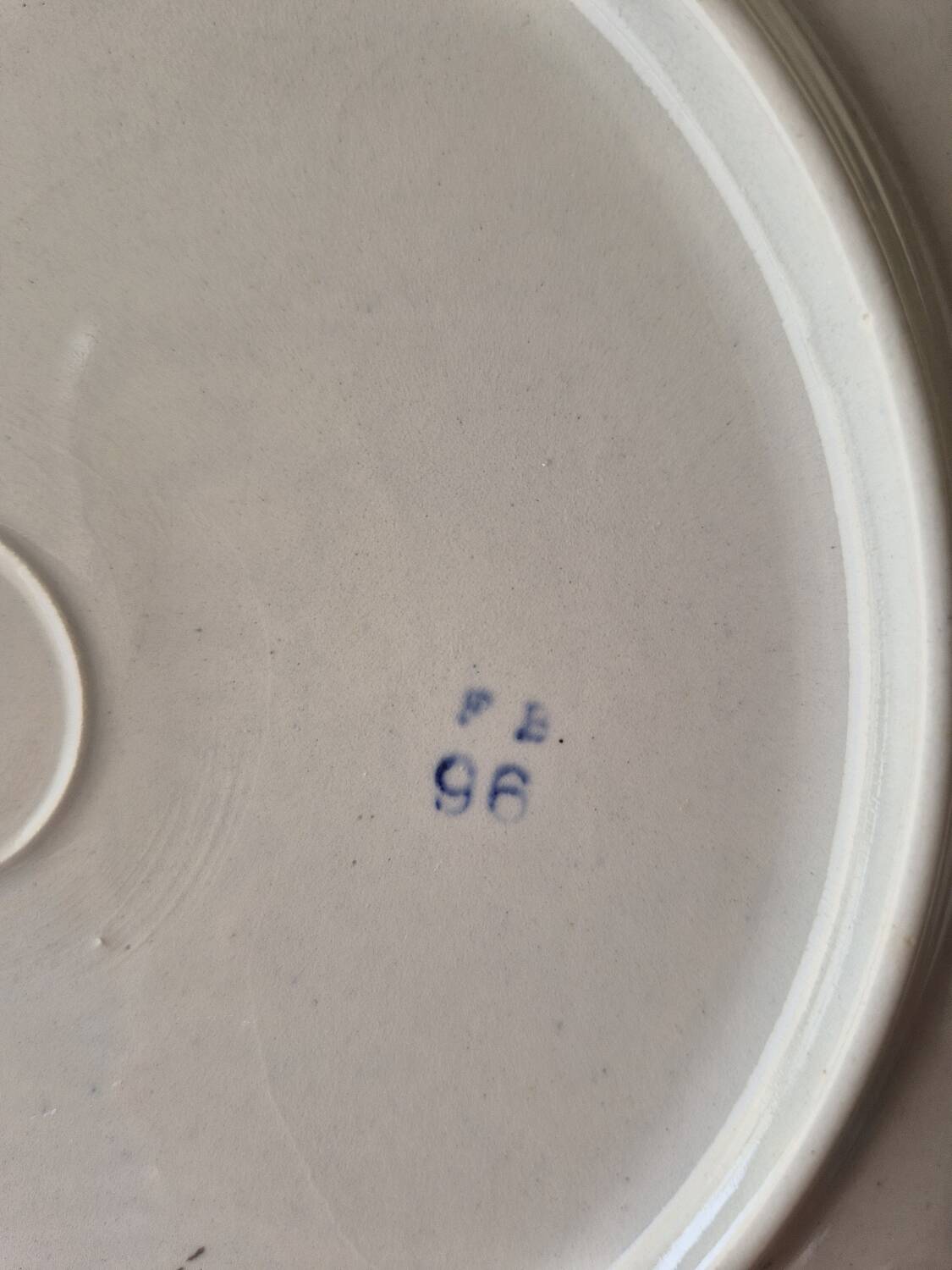 Vintage round serving dish