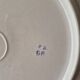 Vintage round serving dish