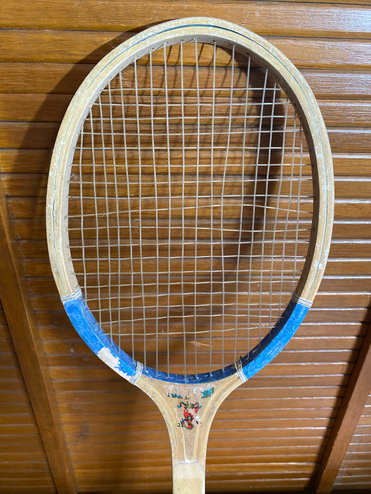 Vintage Wooden Tennis Racket