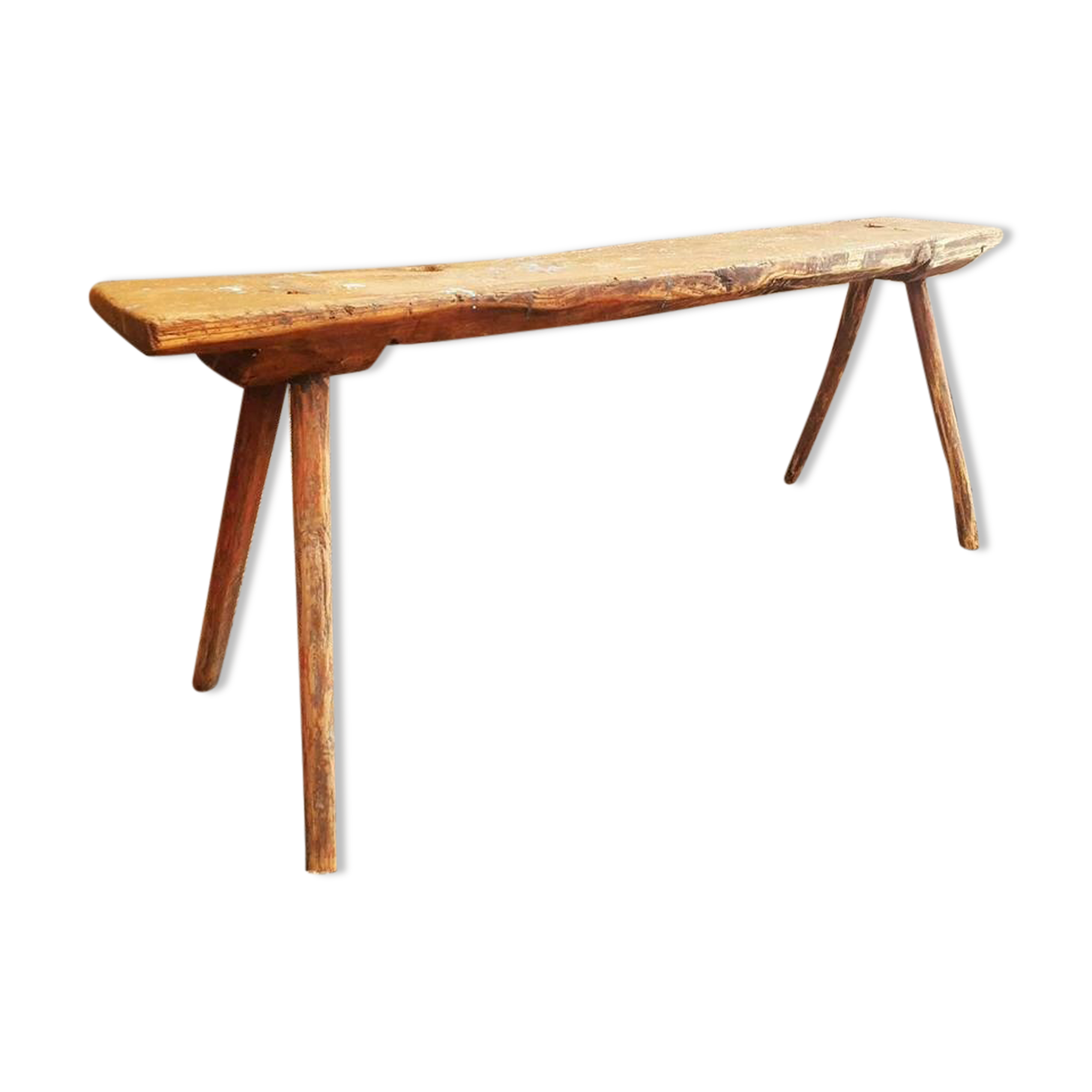 Wooden bench