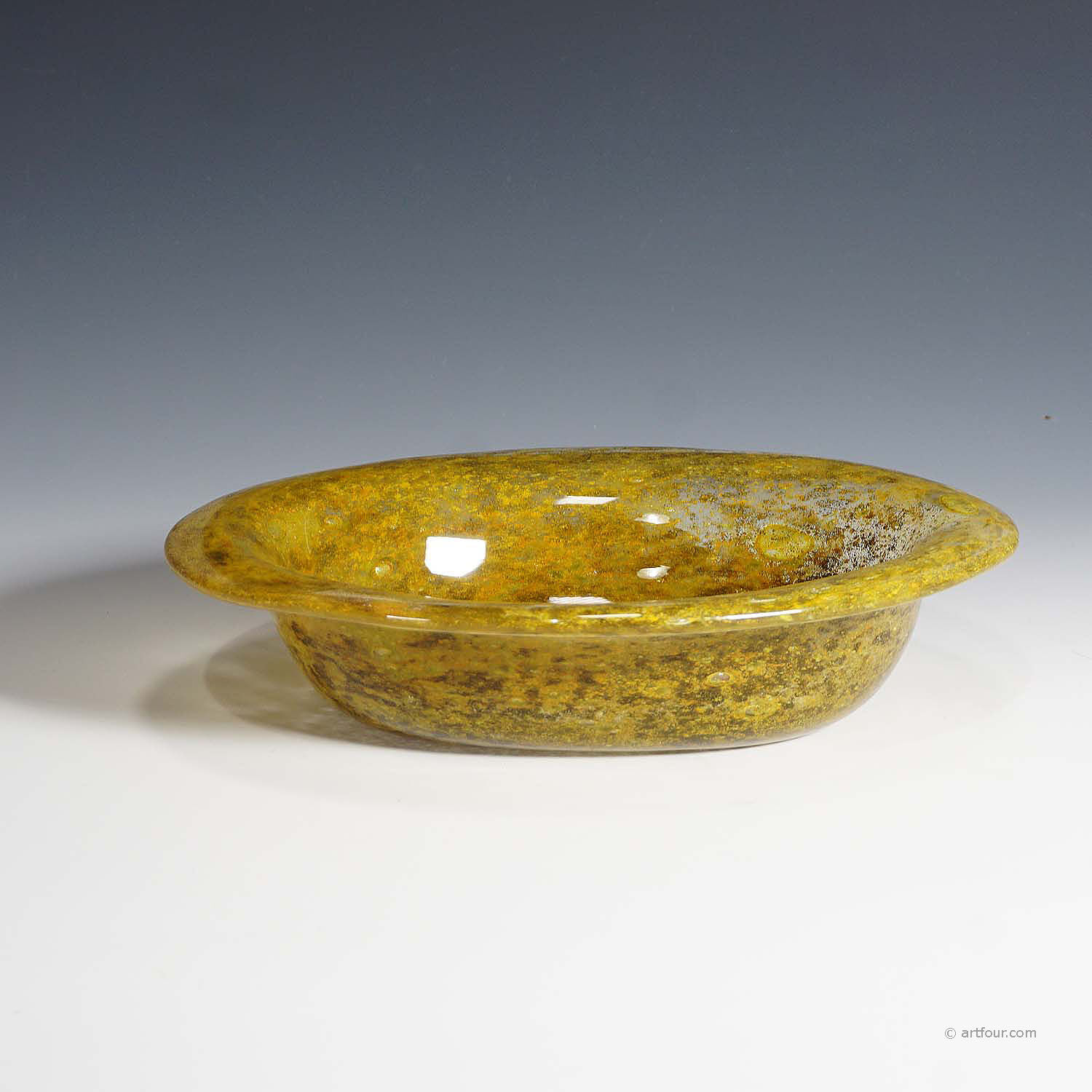 Ercole Barovier for Barovier & Toso Aborigines art glass bowl Murano