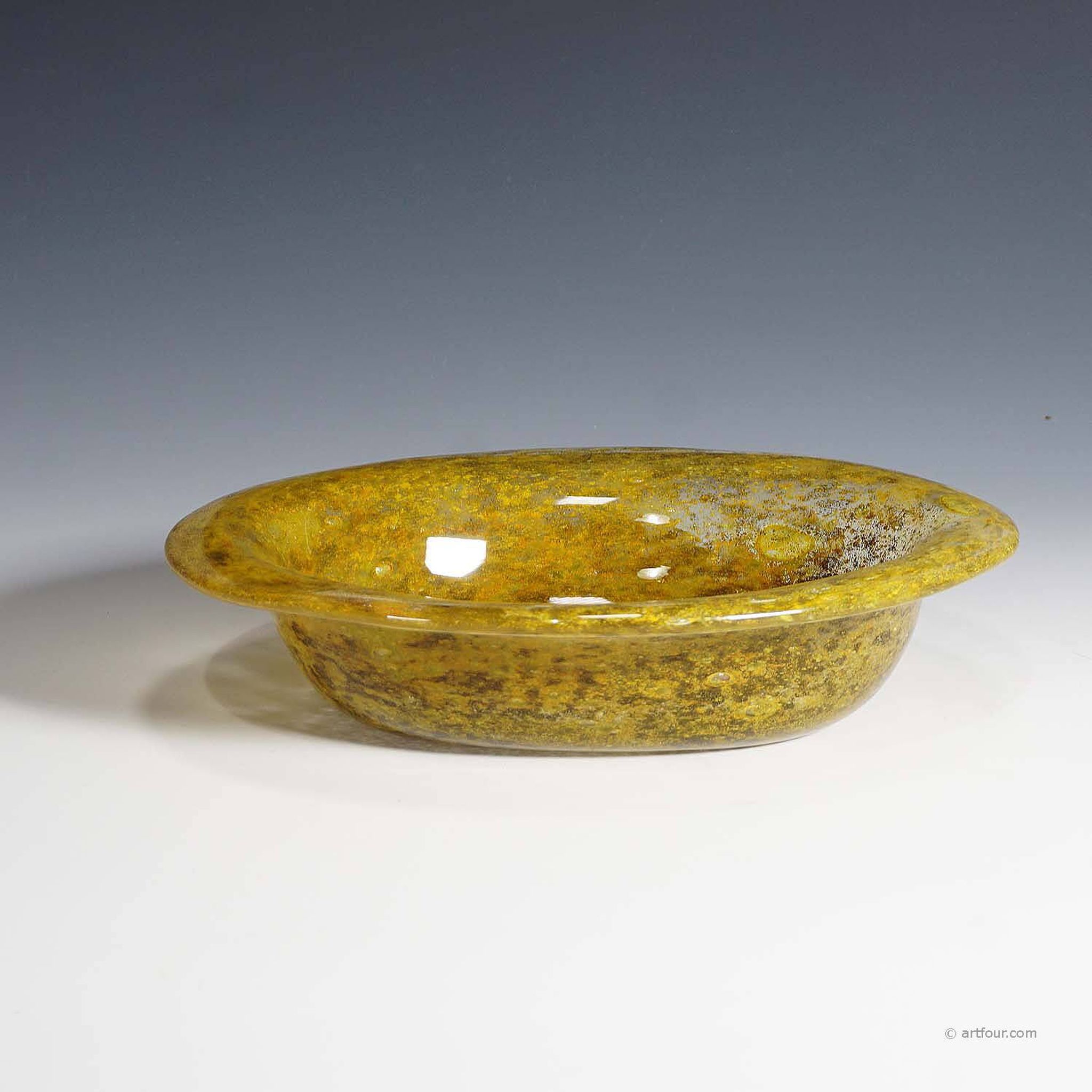 Ercole Barovier for Barovier & Toso Aborigines art glass bowl Murano
