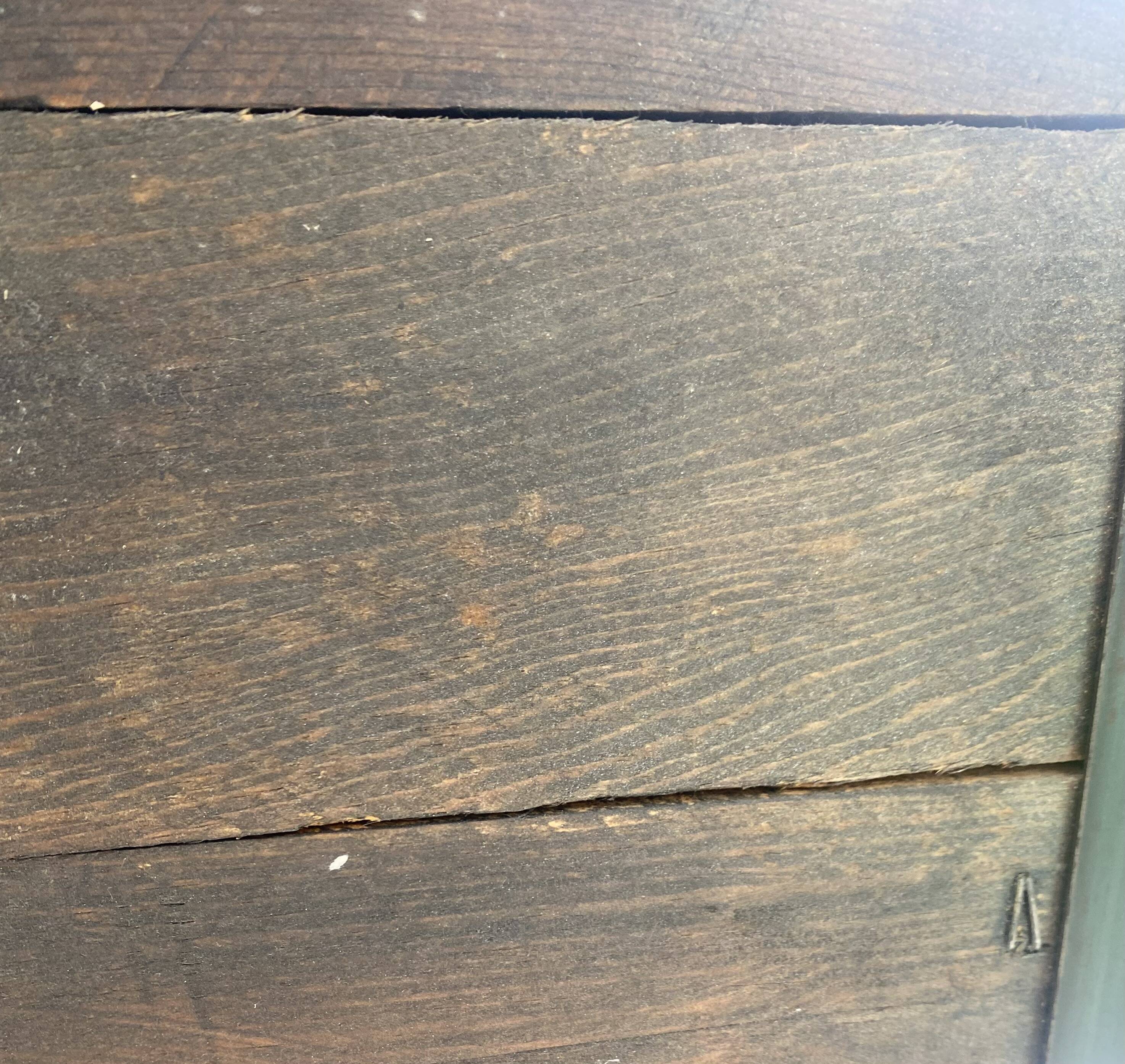 Industrial metal & solid wood screen - Unique designer piece