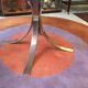 Marble table and stainless steel base