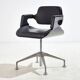 Chaise argentée par hadi teherani pour interstuhl (mk10281)