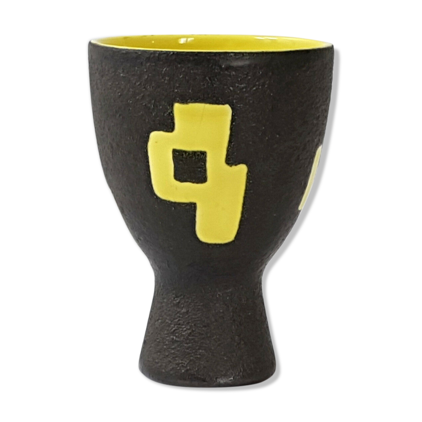 Vintage vase diabolo Elchinger 1950