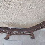 Pair of cast iron bench legs
