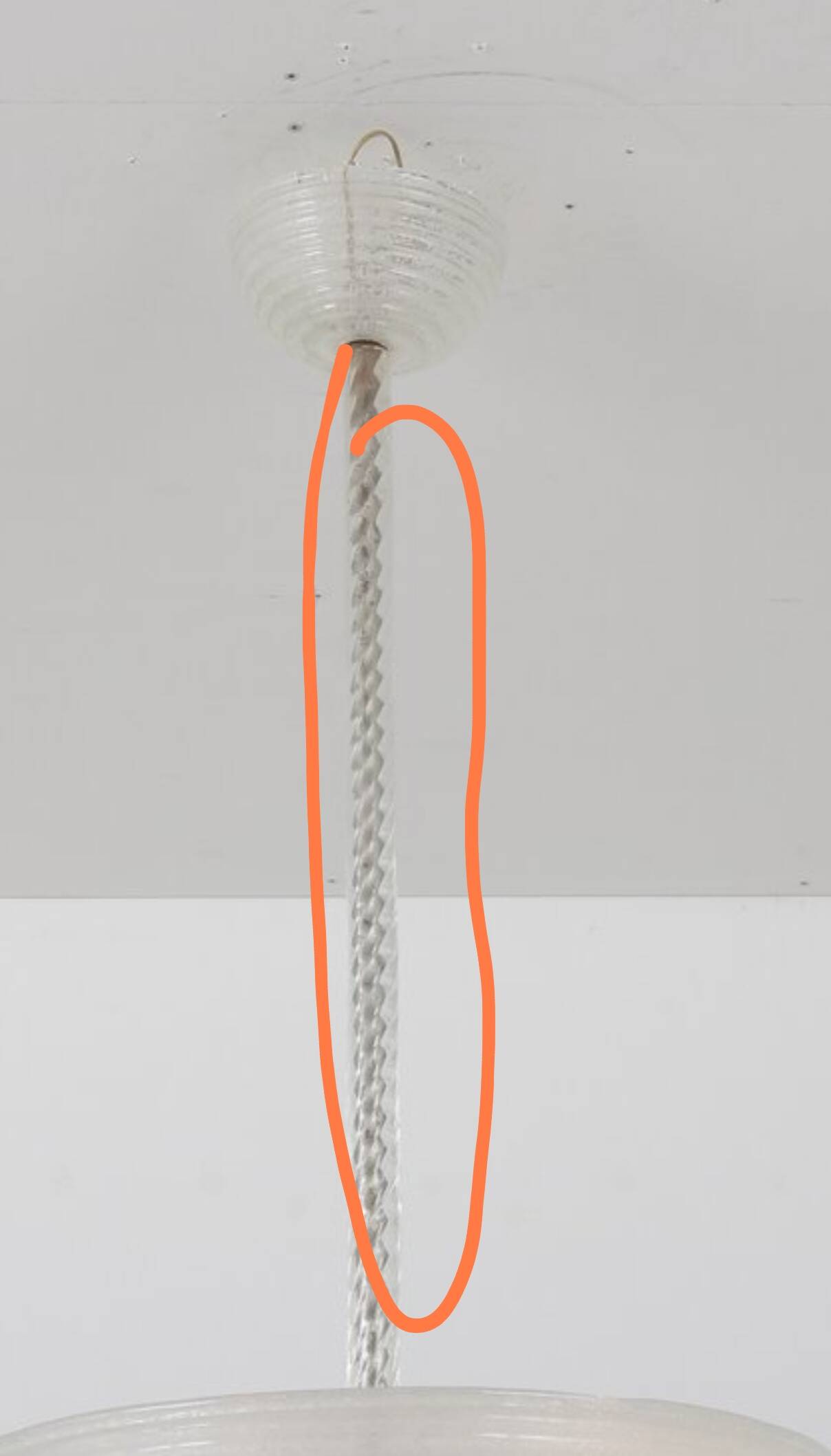 Suspension en verre de Murano par Ercole Barovier pour Barovier, Italie, 1930