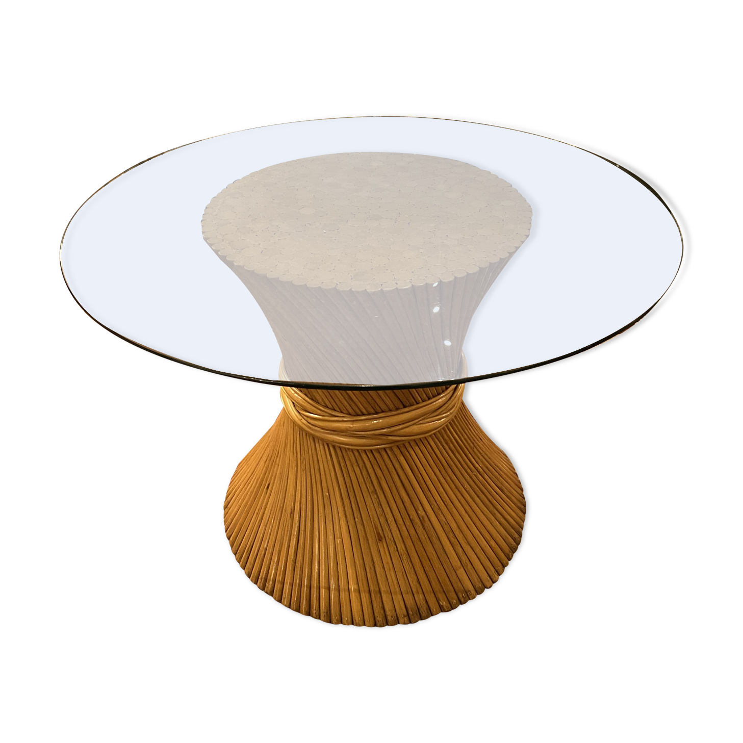 Vintage Mcguire bamboo table