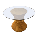 Vintage Mcguire bamboo table