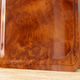 Wood imitation serving tray