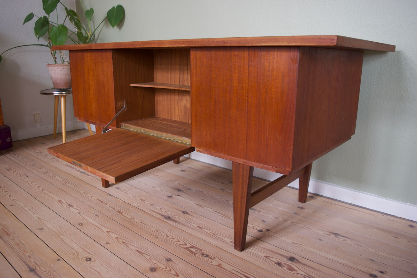Mid-Century Danish Teak Desk, 1960s