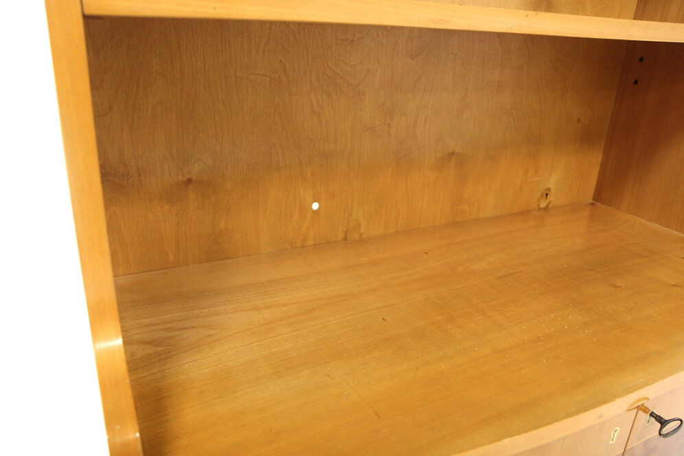 Bibliothèque scandinave en orme, Swedish Modern, Suède, 1940