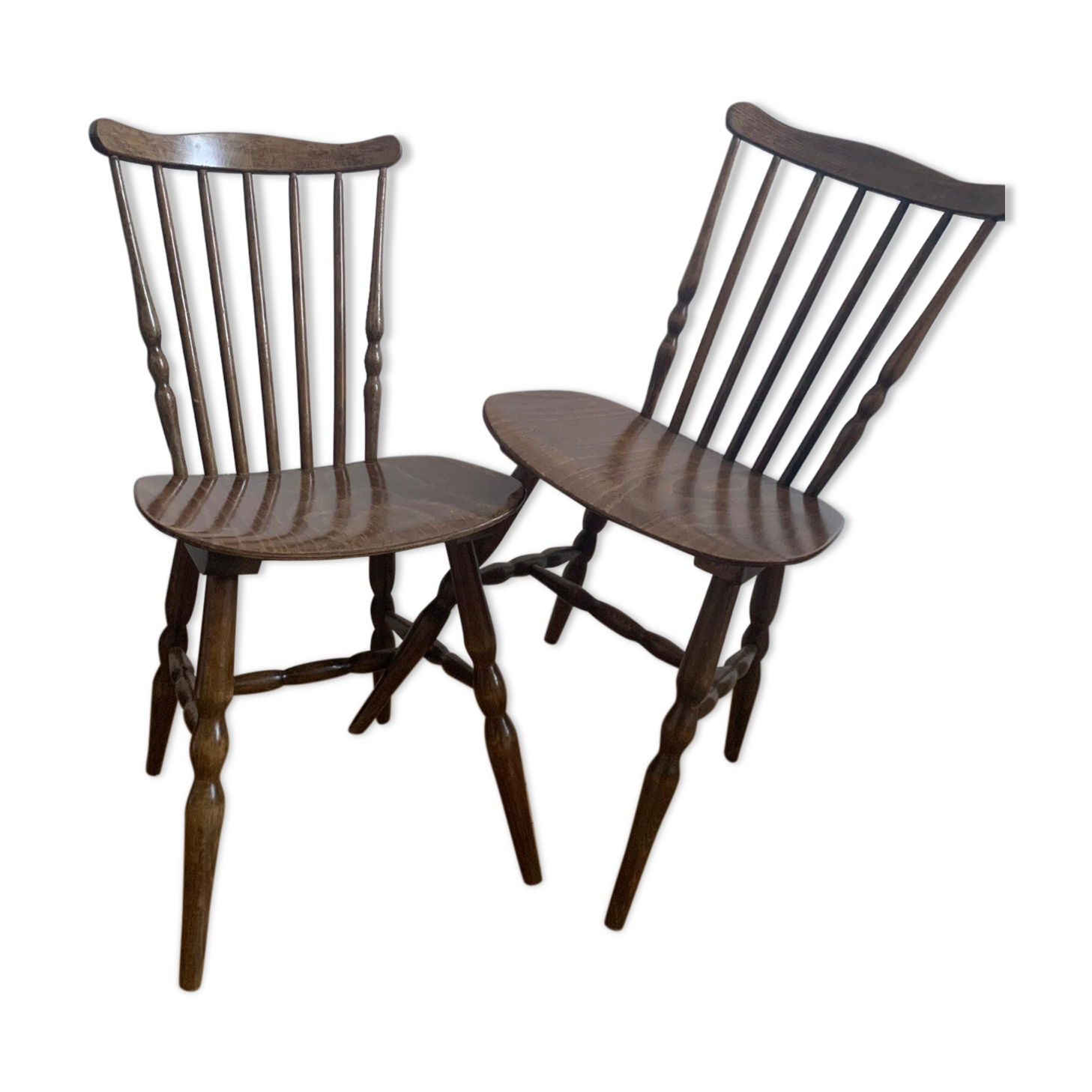 Pair of chairs Baumann model Tacoma