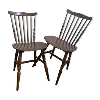 Pair of chairs Baumann model Tacoma