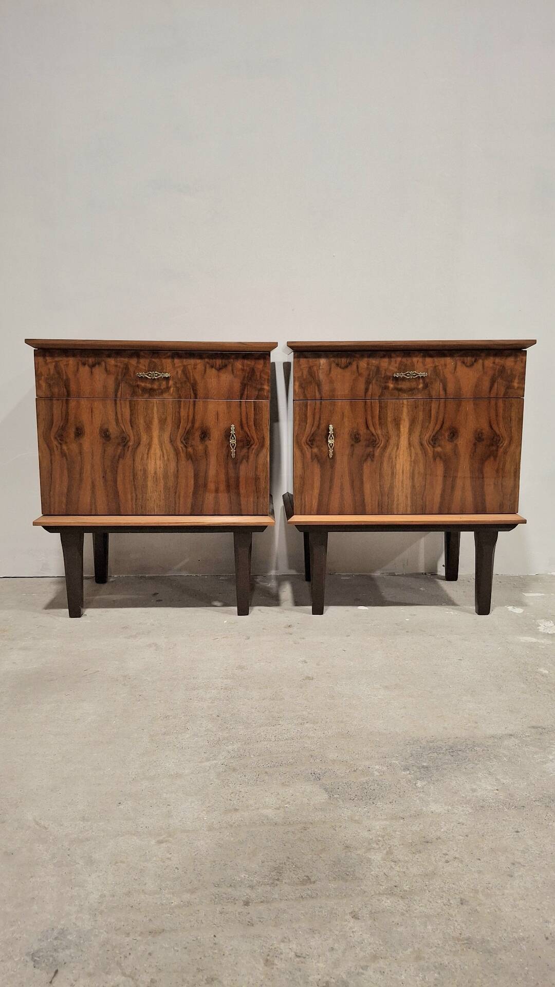 70s Walnut Nightstand