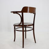 1910s office armchair J&J Kohn Nr.704 and side table,Czechoslovakia