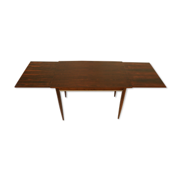 Table à manger extensible en palissandre fabriquée dans les années 1960