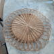 Vintage rattan mirror 46x46cm