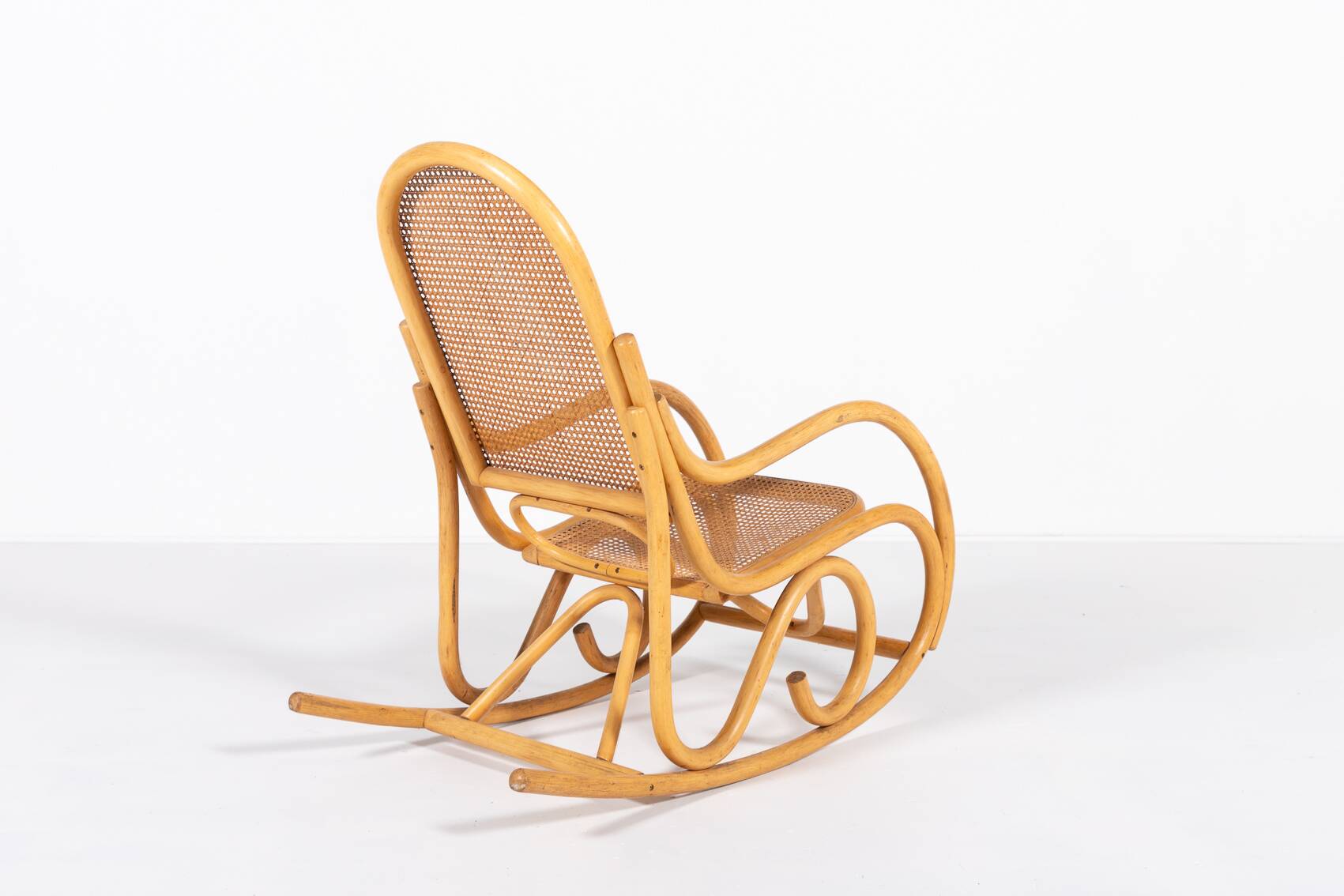 Vintage Thonet style rocking chair