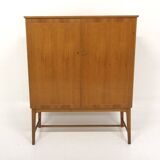 Scandinavian wardrobe in elm, Swedish Modern, Sweden, 1940