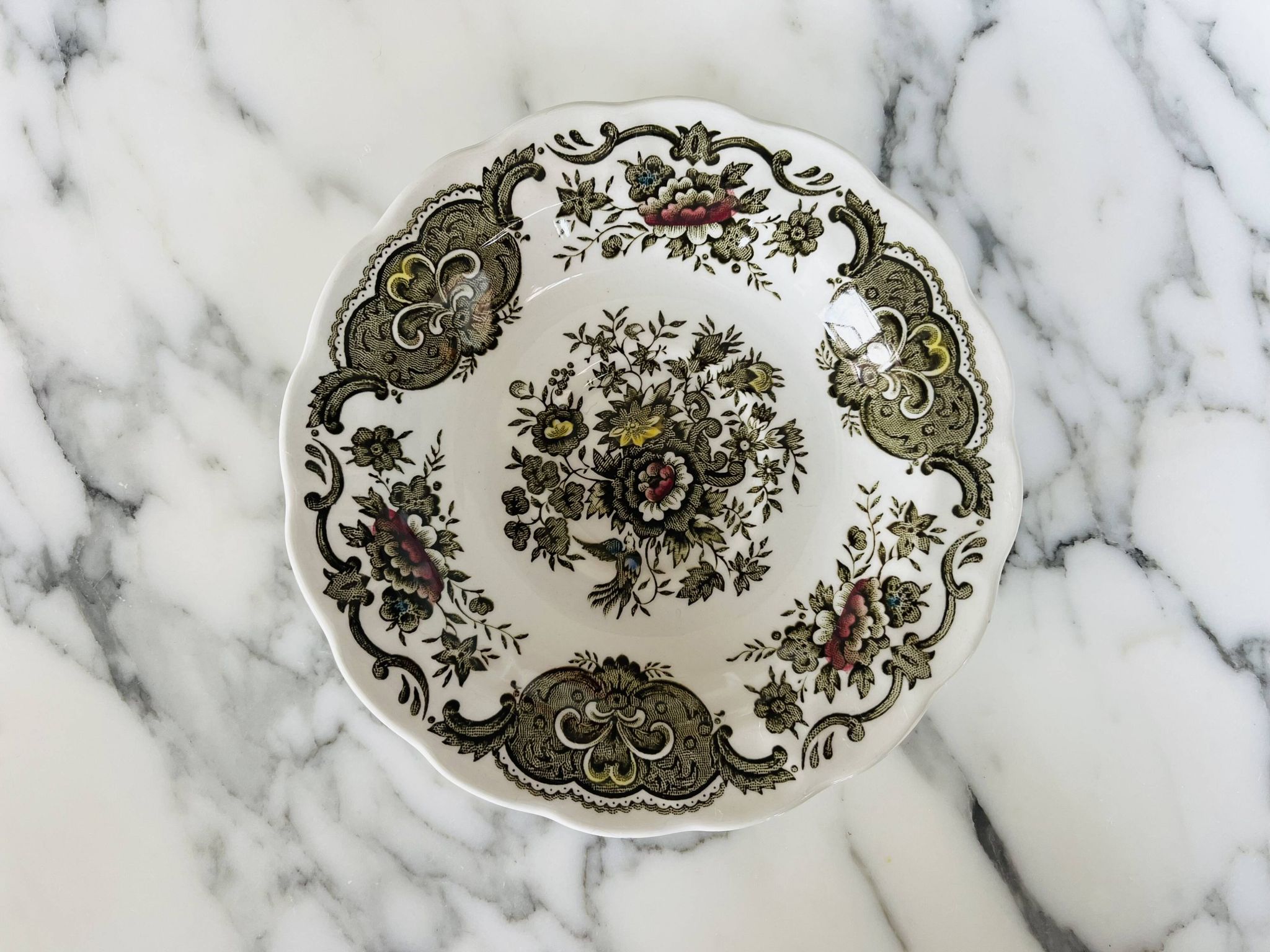 6 tasses à thé et soucoupes Ridgway Staffordshire Windsor