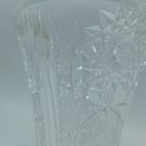 Vase vintage en cristal taillé