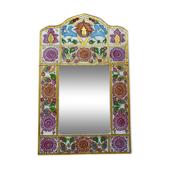 Iranian glass mirror and glass painting