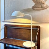 White metal desk lamp