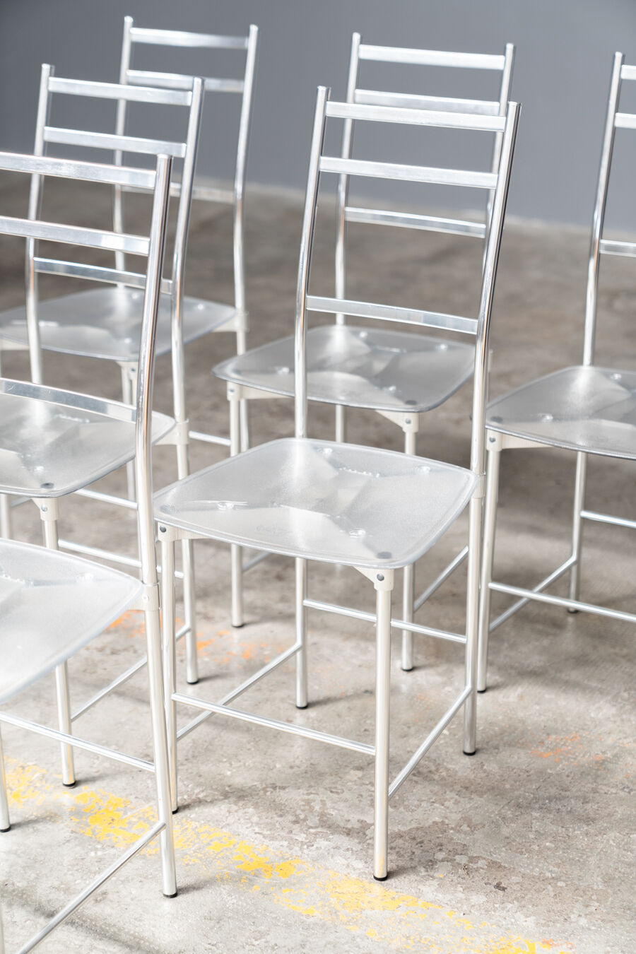 Dining Chairs by Opera Design for Ycami Italia, 1980s, Set of 6