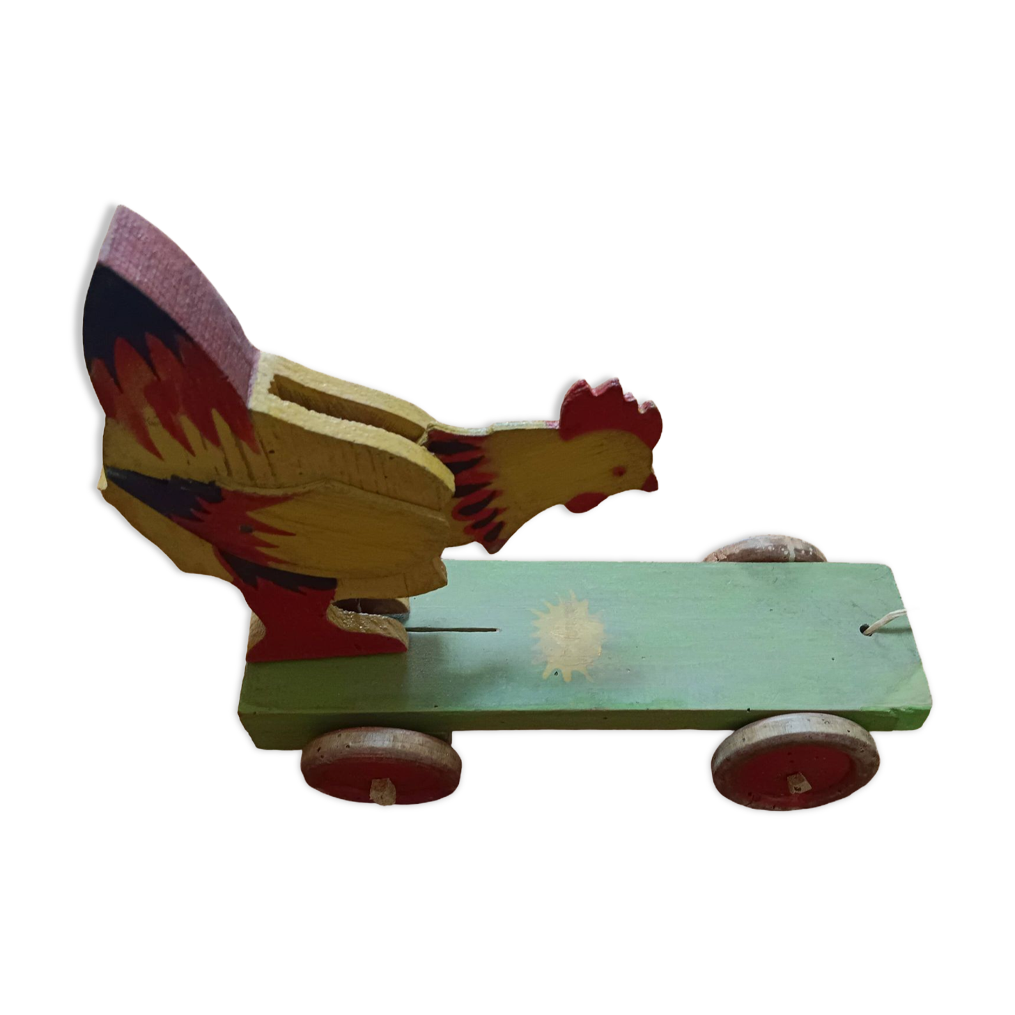 Old toy hen