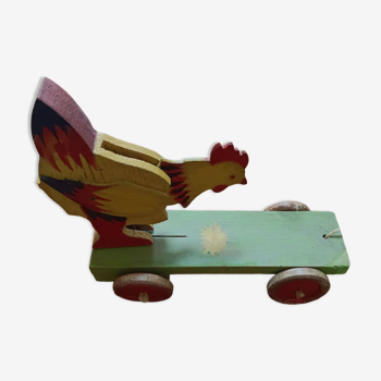 Poule jouet ancien