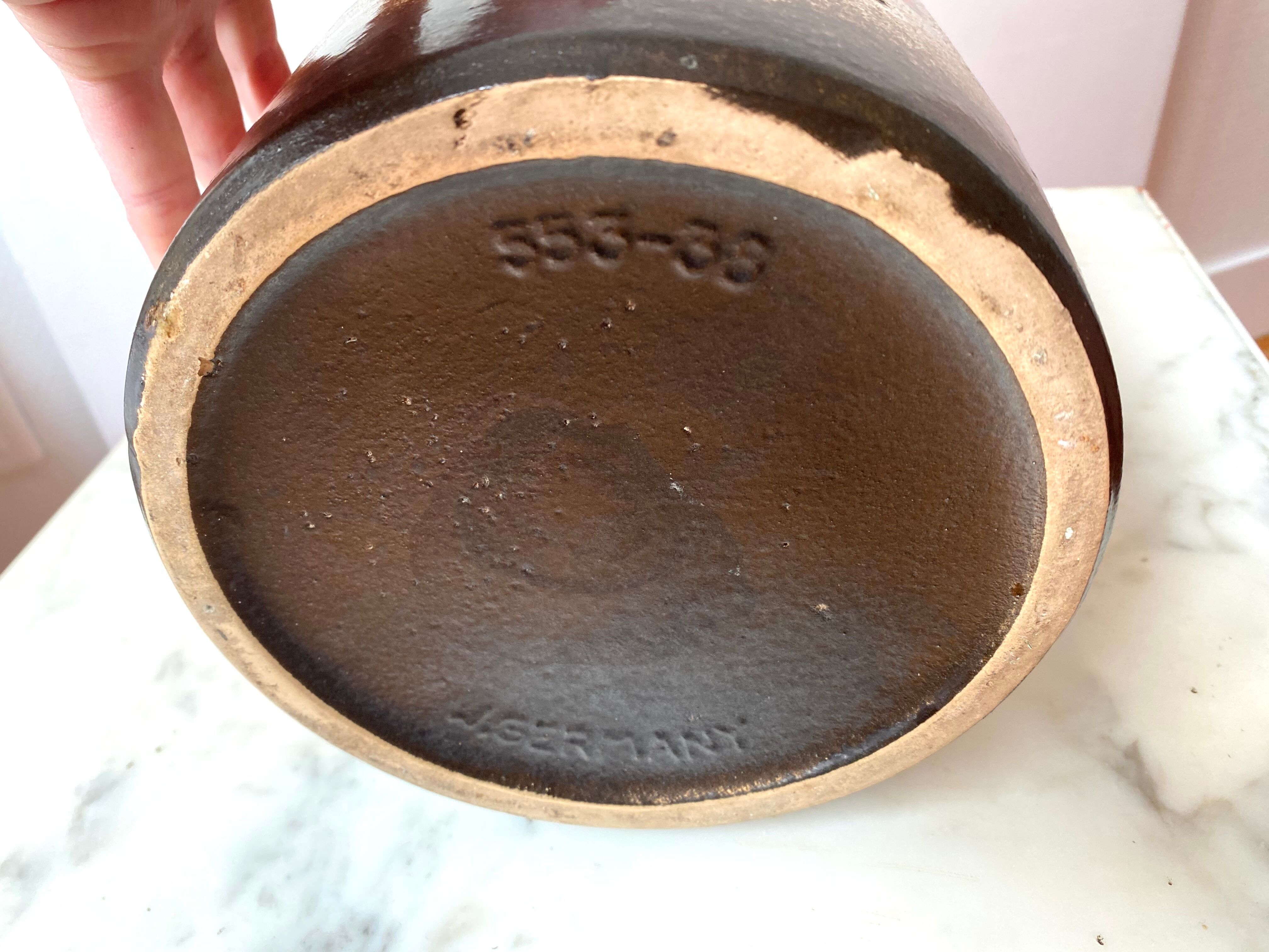 Ceramic vase fatlava scheurich W-Germany 1970 vintage