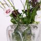 Art Deco vase in transparent thick crystal Val Saint Lambert 1920