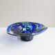 colorful glass art bowl