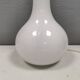 Helios table lamp, teardrop shaped, made of white opal glass. 1986 Denmark