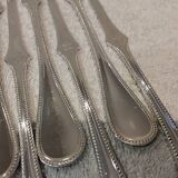 6 silver-plated lobster picks by Christofle, Perles pattern
