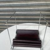 70s Design: Vintage Magazine Rack or Vinyl Record Holder – Max Sauze