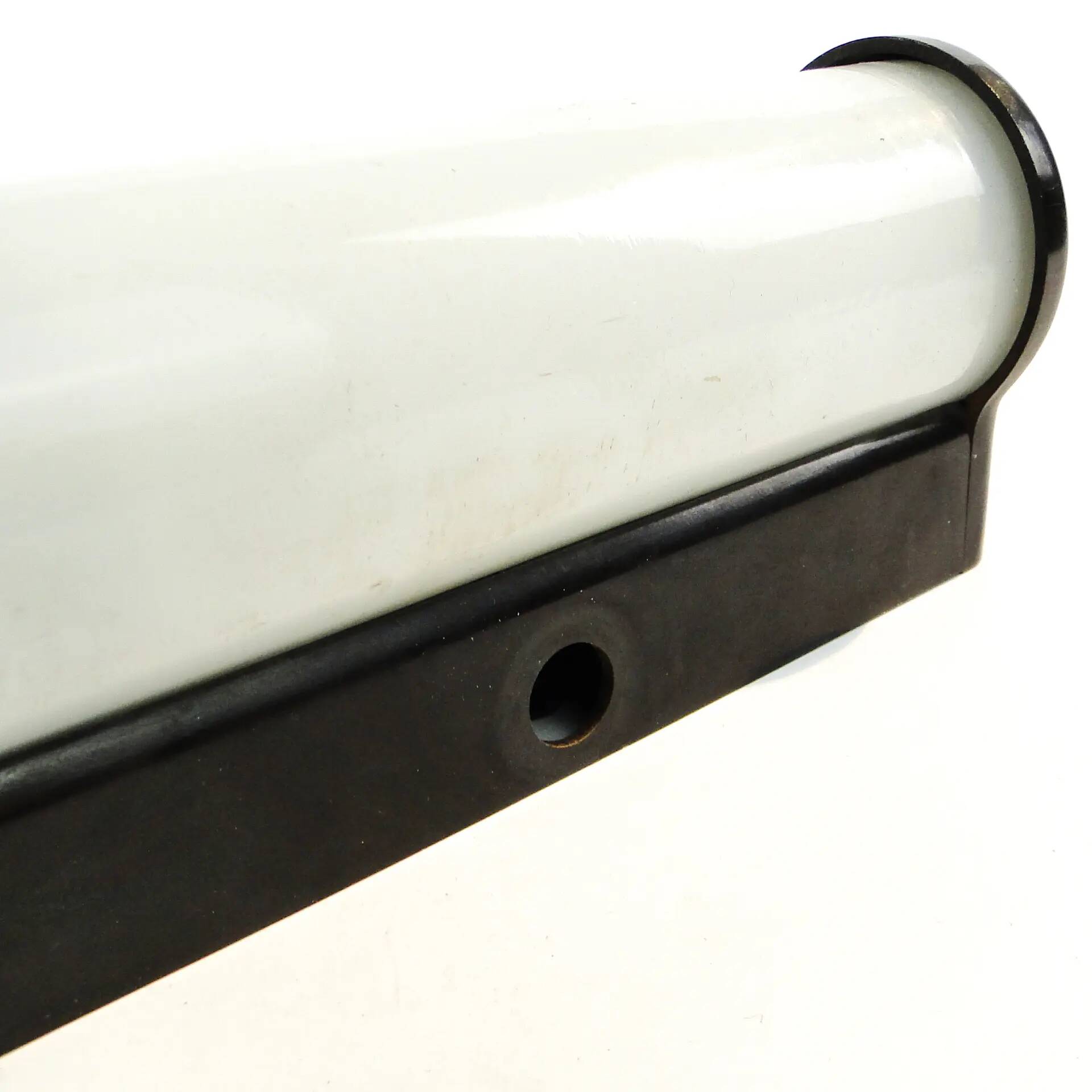 Art Deco wall lamp, ebonite, opal glass, Czechoslovakia, 1950s
