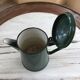 Cafetière en tôle émaillée verte