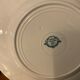 6 flat plates. Terre de Fer model Louis XVI. 1900