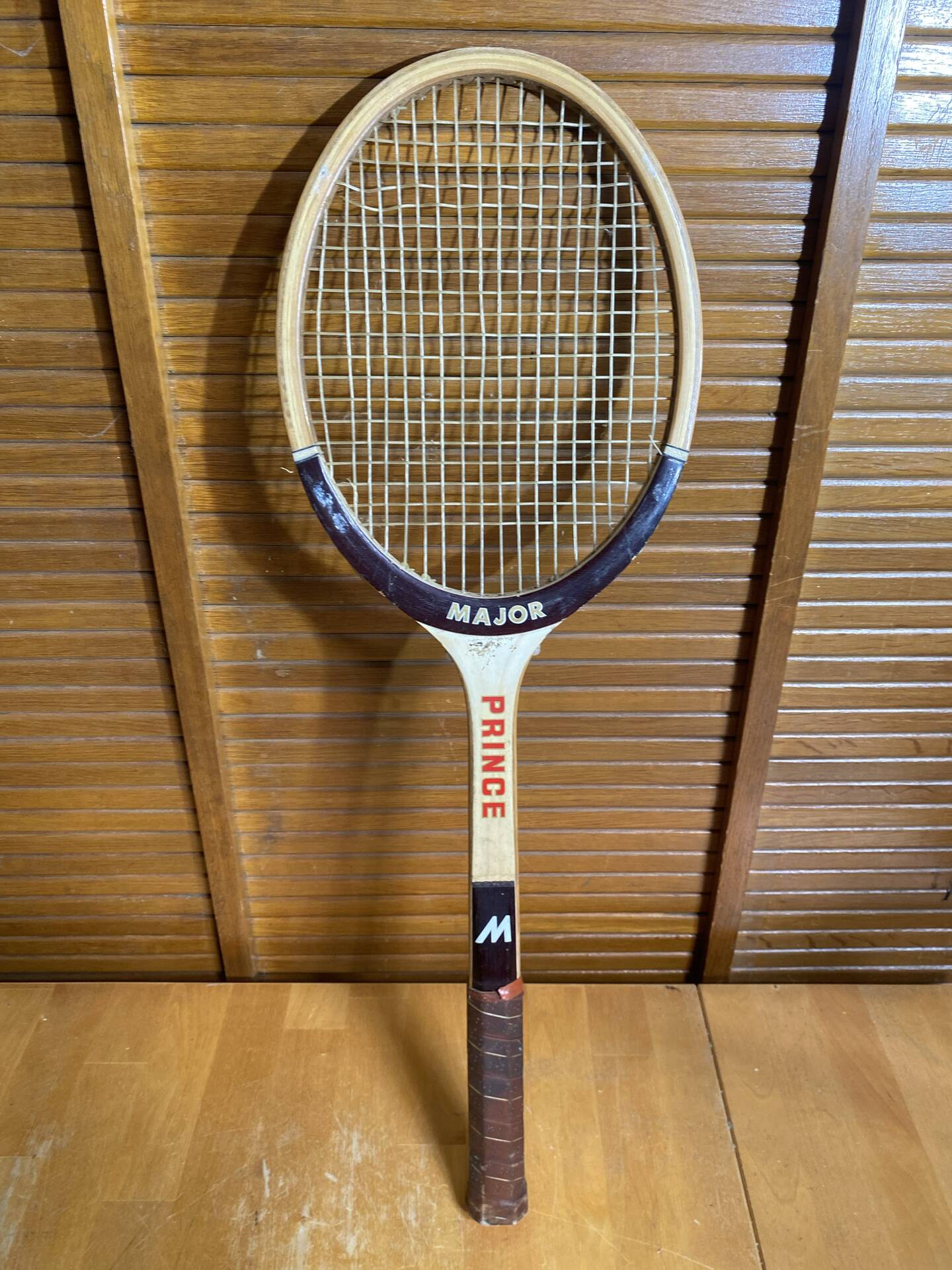 Vintage Major Prince Wooden Tennis Racket #E215