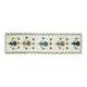 1970s Vintage Turkish Oushak Handmade Wool Cotton White Runner Rug 91x328