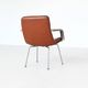 Geoffrey Harcourt pair of armchairs in leather Artifort The Netherlands 196