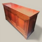 Louis Philippe style sideboard in cherry wood. 1970s.