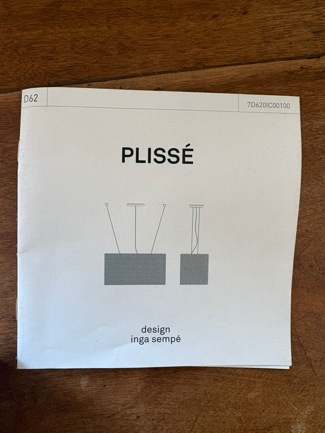 Pleated suspension Inga Sempe Luceplan