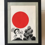 Lithographie originale artiste tchèque 1968 n2