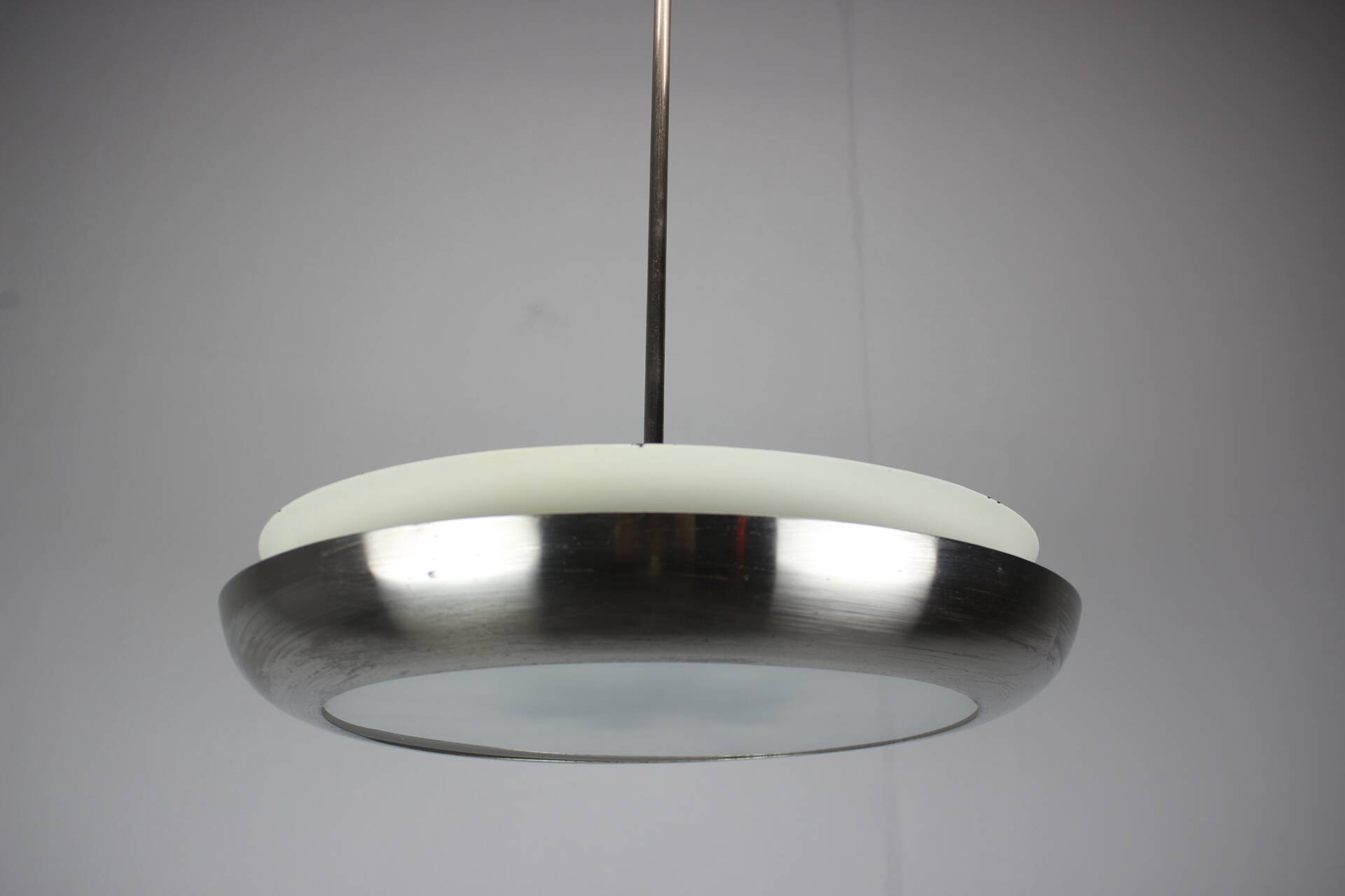 UFO-shaped Art Deco pendant by Josef Hůrka for Napako, 1930s